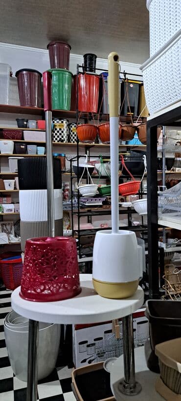 аксессуары для ванны, бани: Unitaz firca demir plastik unitaz sotka demir plastik unitaz — 6