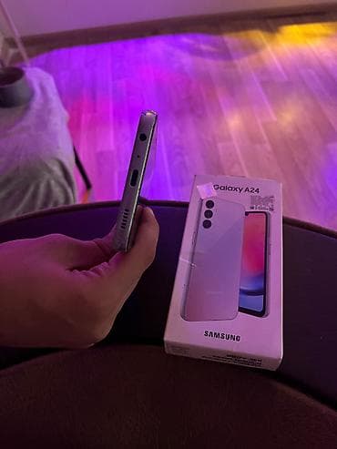telefonlar 32 s: Samsung Galaxy A24 4G, 128 GB, rəng - Gümüşü, Barmaq izi — 5