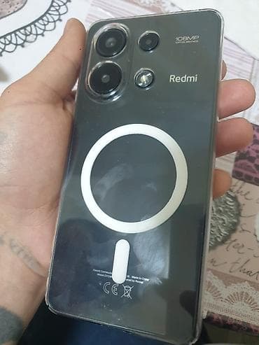 ayfon s 5: Redmi Note 13, 256 GB, rəng - Qara, Zəmanət — 2