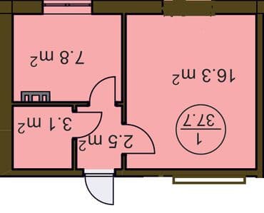 купить 1 комнатную квартиру в баку: Масазыр 1 комната, 30 м², Есть кредит, Свежий ремонт — 6