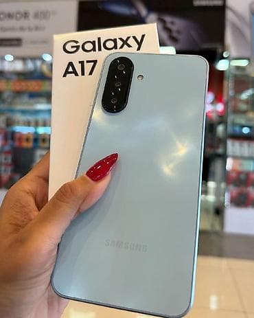 mingecevir telefon satisi: Samsung Galaxy A17, 128 GB, rəng - Mavi — 1
