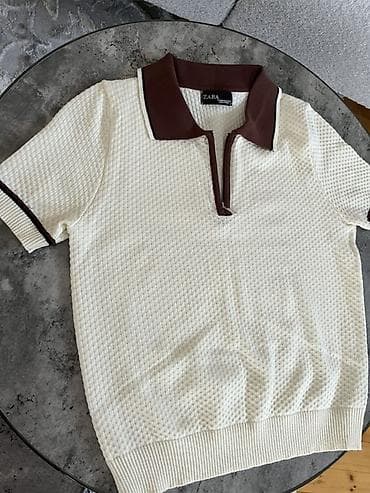 cins kurtkalar qadin: Polo köynək, Zara, Standart, rəng - Ağ — 1