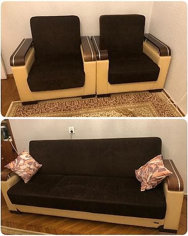 İşlənmiş, Divan, 2 kreslo, Bazalı, Açılan lalafo.az -da İşlənmiş, Divan, 2 kreslo, Bazalı, Açılan