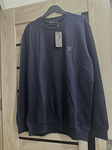 mexmer parca: Sviter, Armani Exchange, 3XL, rəng - Göy — 1