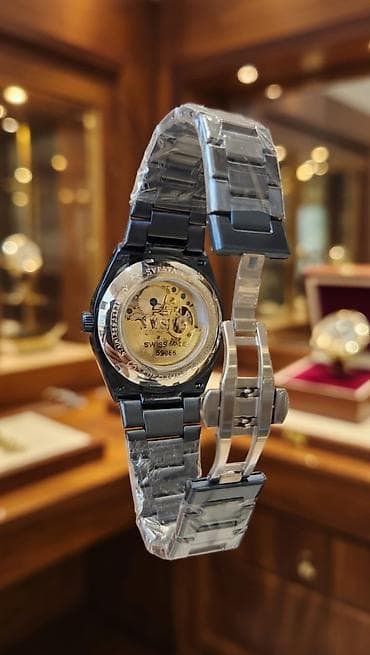 sensorlu saat: Qol saatı, Swiss, rəng - Qara — 2