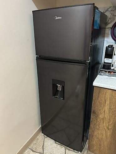 sazz outdoor modem: 2 qapılı Midea Soyuducu Satılır, rəng - Qara, Dispenserli — 2