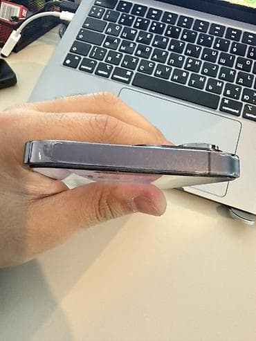 iphone 14 pro qiymət: IPhone 14 Pro Max, 256 GB, Deep Purple, Simsiz şarj, Face ID, Sənədlərlə — 4