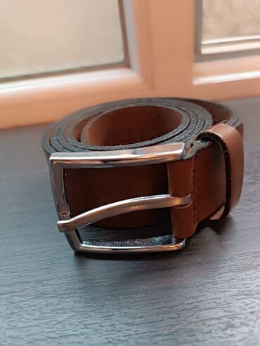 kişilər ucun dəri papaqlar və kepkalar: Kəmər, Təbii dəri, Yeni — 2