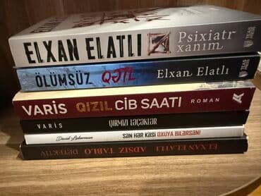cib saatı: Kitab paketi – müxtəlif janrlarda 7 kitab Daxildir: - Elxan Elatlı – — 1