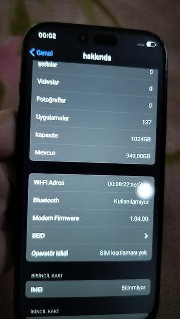i̇phone x ekran: IPhone Air, 1 TB, Black Titanium, Barmaq izi, Simsiz şarj, Face ID — 3