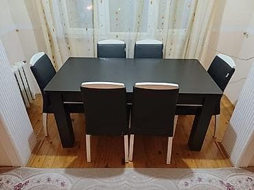 heyet ustolu: Masa dəsti satılır 200₼. Yaxşı vəziyyətdədir. Ünvan — 1