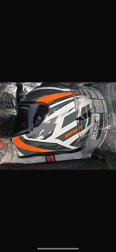 electro moto: Motosiklet dəbilqəsi – tam qapalı (full-face) tip. Xüsusiyyətlər: - — 1