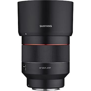 Samyang AF 85mm f/1.4 RF obyektiv Üzərində - UV filter, Ön və arxa — 2