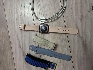 Elektronika: Apple Watch (alüminium qızılı/roz qızılı kasa) – kvadrat ekranlı — 1