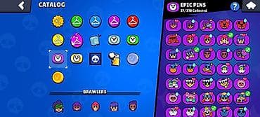stranger things max: Brawl Stars hesabı – zəngin kosmetik kolleksiya - Kataloq bölməsi — 5