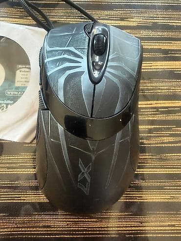 casper notebook: Oyunçu siçanı – A4Tech X7 seriyası (USB naqilli) - Dizayn: qara — 2