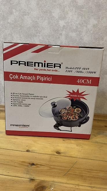 PREMIER PPP 4049 elektrikli çoxfunksiyalı pişirici tava – 40 sm