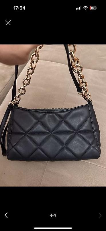 dior çanta: Qara quilted çiyin çantası - Rəng: qara - Material: yumşaq quilted — 3
