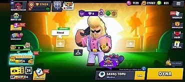 Brawl Stars oyun hesabı - Kuboklar: 57,424+ - Səviyyə: 39 profil
