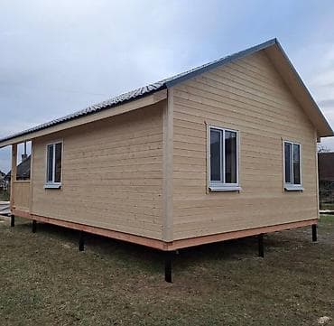 villa pencere modelleri: Taxta karkaslı bağ evi – geniş eyvanlı, tam hazır fasad - Material — 4