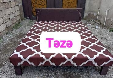 Təzə çarpayılar. 1 nəfərlik çarpayılar 60manat. 2 nəfərlik taxt — 2