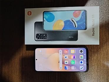 Redmi Note 11, 128 GB, rəng - Qara, Barmaq izi