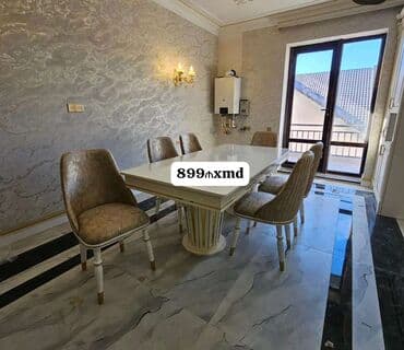 Masa və oturacaq dəstləri: Qonaq otağı üçün, Yeni, Açılan, Dördbucaq masa, 6 stul — 15