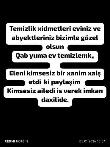 Təmizlik: Təmizlik | Evlər | Ümumi təmizlik — 1
