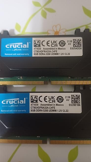 random pubg hesab: DDR4 2×8 GB 3200 MHz ram İkisinidə birlikdə Təcili satıram — 3