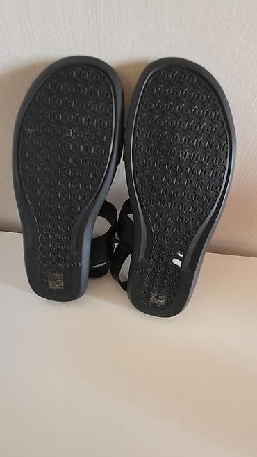 elektırık sabo: DESA kişi sandaleti Yeni. - Rəng: qara - Material: təbii dəri üst — 4