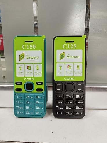 buds 2: İki ədəd "Corn" markalı mobil telefon. Bir model C150, digəri isə — 1