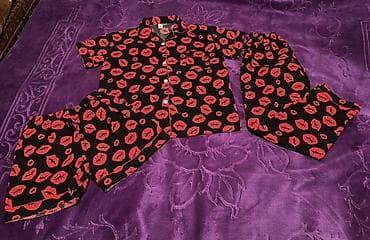 pull and bear: Qadın pijama dəsti – 3 parça 30 azn alinib 10 azn ya satilir 3 lu M L — 1