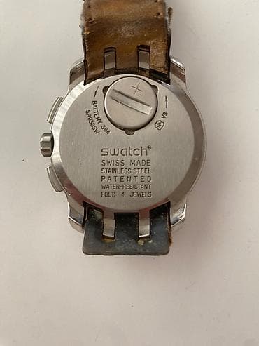 omega swatch: Swatch qol saatı – İsveçrə istehsalı - Korpus: paslanmayan polad — 2