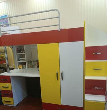 tek kravat işlənmiş: Oğlan və qız üçün, İşlənmiş, Çarpayı, Matrassız, Siyirməli — 1