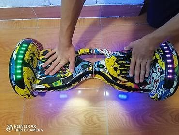 Elektrik nəqliyyatı: Qrafiti dizaynlı hoverboard (özünü balanslaşdıran skuter) — 5