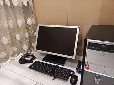 masaustu komputer: Masaüstü kompüter dəsti Tərkib: - Sistem bloku: Asus qutusu, ön — 2