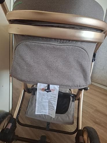 besik oyuncaq: Kidilo uşaq arabası platinium collection kofe renginde cox az istifade — 3