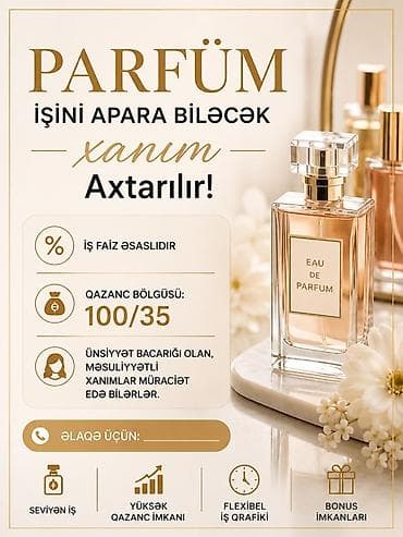Satış məsləhətçisi tələb olunur, Yalnız qadınlar üçün, İşəmuzd ödəniş