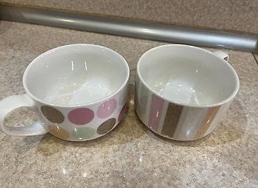 ağ sement: Fincanlar, rəng - Ağ, Keramika, 1 əd, 400 ml, Yaponiya — 1