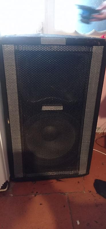 Səsgücləndirici (PA tipli böyük akustik kabinet) - Güclü, dərin bas