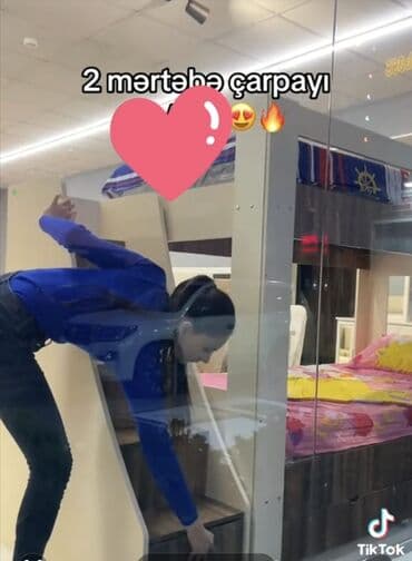 uwaq maneji: Oğlan və qız üçün, Çarpayı, Matrassız, Siyirməli, MDF — 2