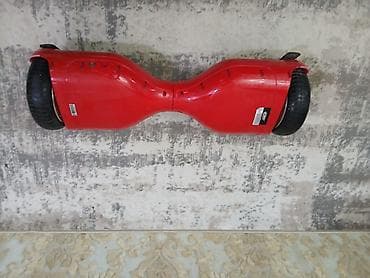 elektrik scoter: Hoverskart / Gyroskuter – 6.5" təkərli, qırmızı rəng - Korpus: parlaq — 4