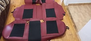 avto cexol satisi: Avtomobil oturacaq üzlükləri – tam dəst - Rəng: bordo və qara — 2