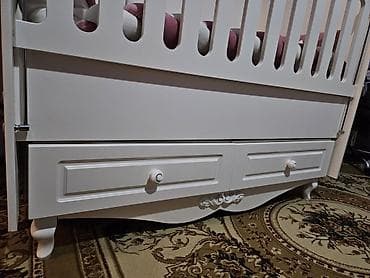 meheccer: Oğlan və qız üçün, İşlənmiş, Dördbucaq, Beşik, Dəst ilə, Matras ilə, Yellənmə mexanizmsiz — 5