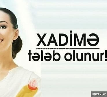 bag evinde is: Xadimə axtarılır – ev və/ofis təmizliyi xidmətləri üçün. Xidmətlər: - — 1