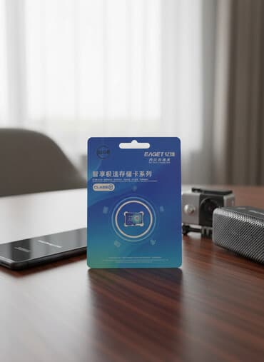 EAGET şirkətindən 32 GB-lıq yaddaş kartı. Bu, Class 10 standartına