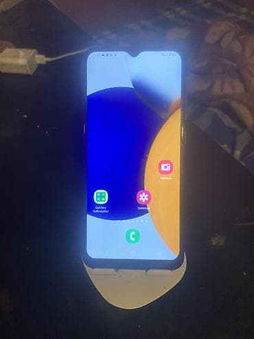 Samsung Galaxy A03, 32 GB, rəng - Qara, Barmaq izi, İki sim kartlı