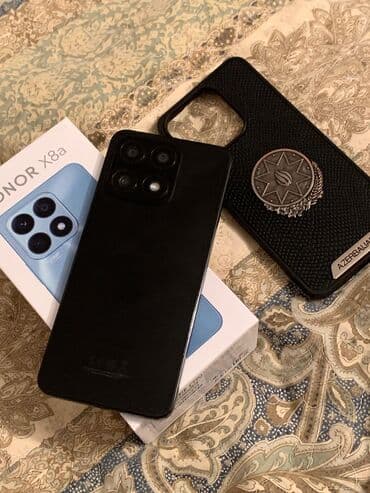 alfon 8 plus: Honor X8a, 128 GB, rəng - Qara, Barmaq izi — 5