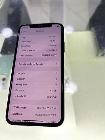 iphone x satış: IPhone Xs, 64 GB, Space Gray, Face ID — 6