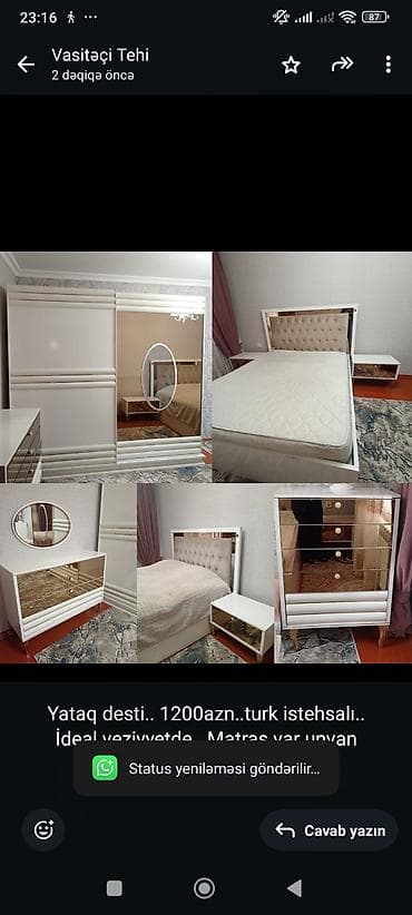 yataq desdi: Yataq desti. 1200azn. turk istehsalı. İdeal veziyyetde. Matras var — 1